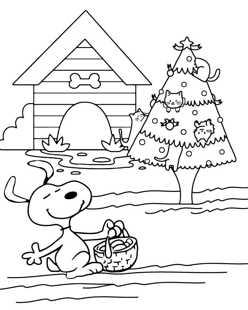 snoopy christmas printables