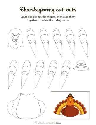 thanksgiving cutouts printable
