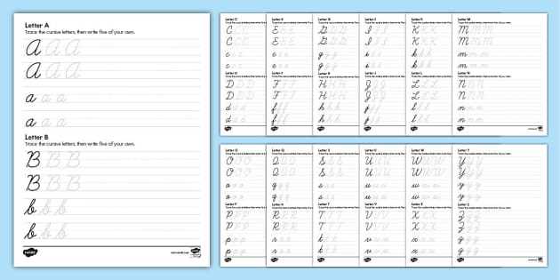 cursive printable sheets cursive printable sheets