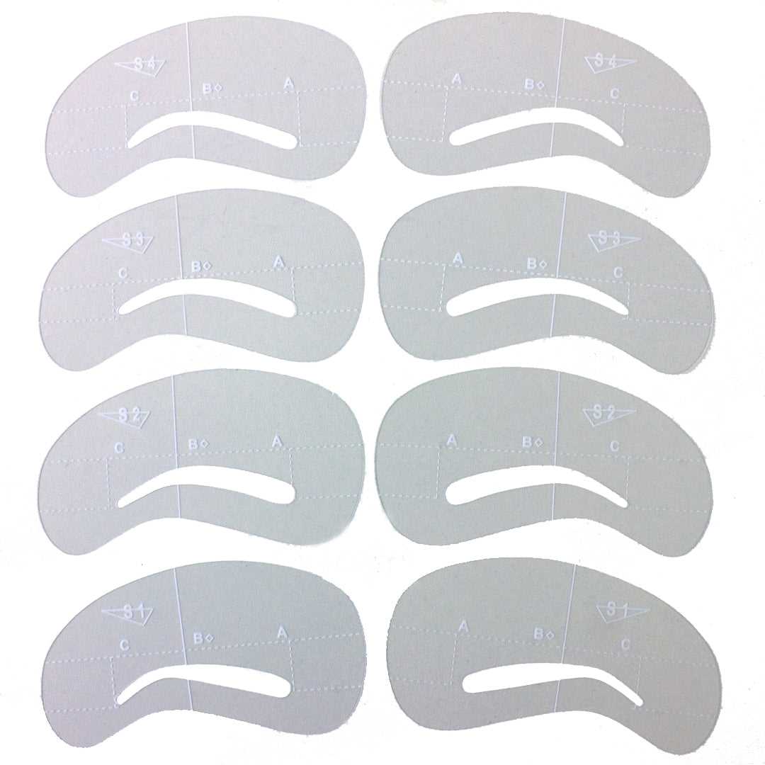 brow stencils printable
