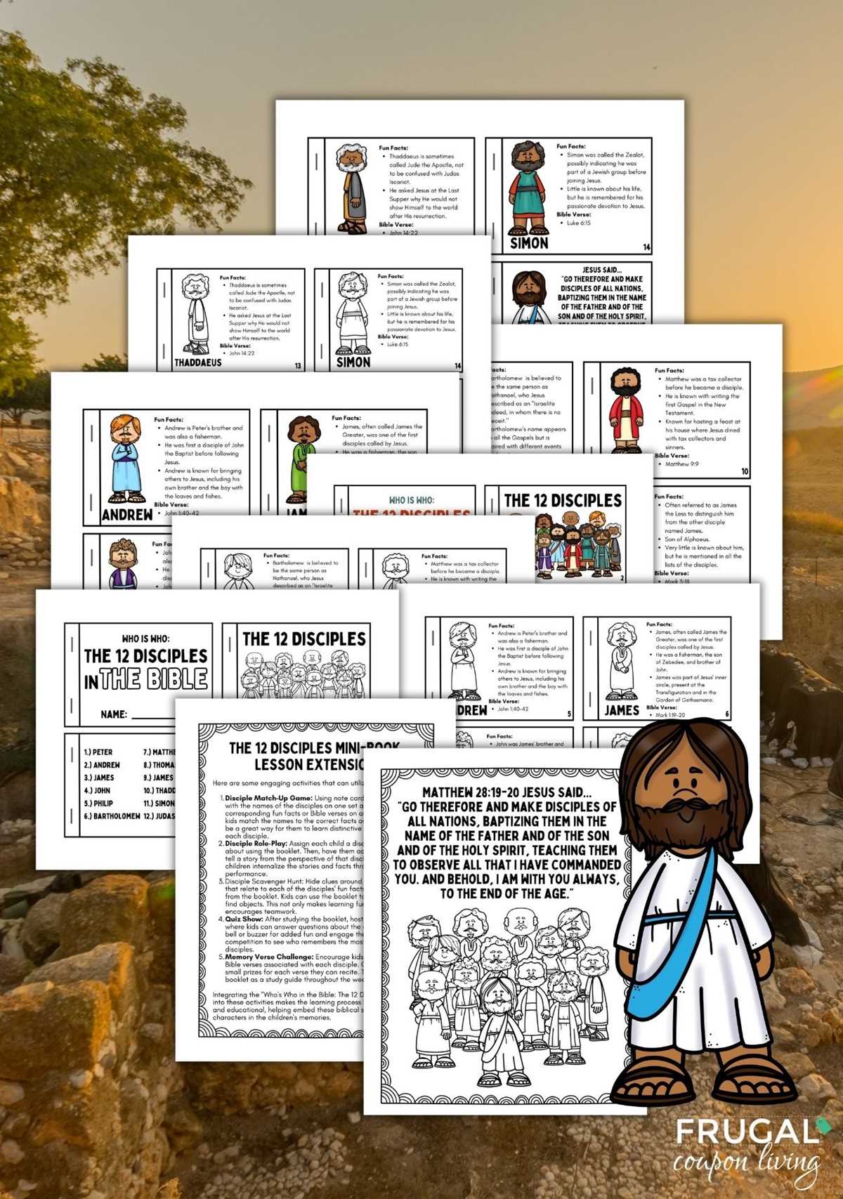 free printable 12 disciples worksheet free printable 12 disciples worksheet