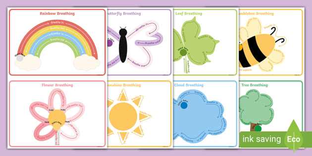 calming printable breathing exercises