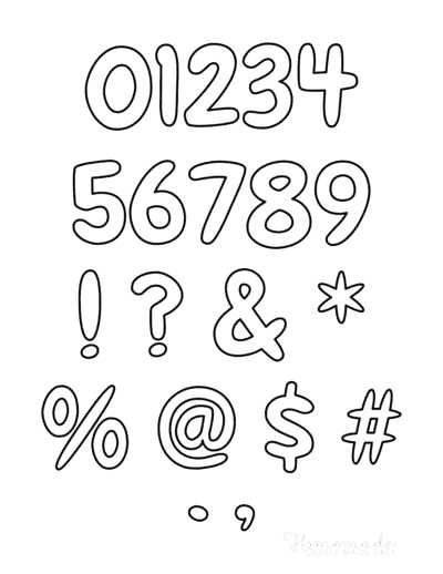bubble alphabet printables