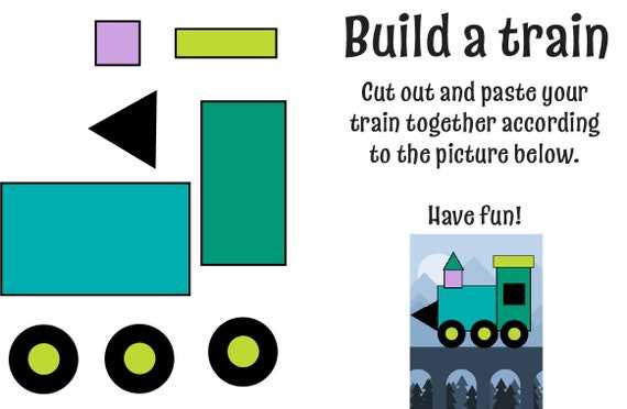 build cut out fun printable crafts