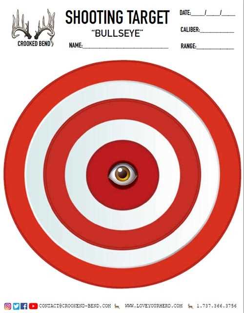bullseye printable target