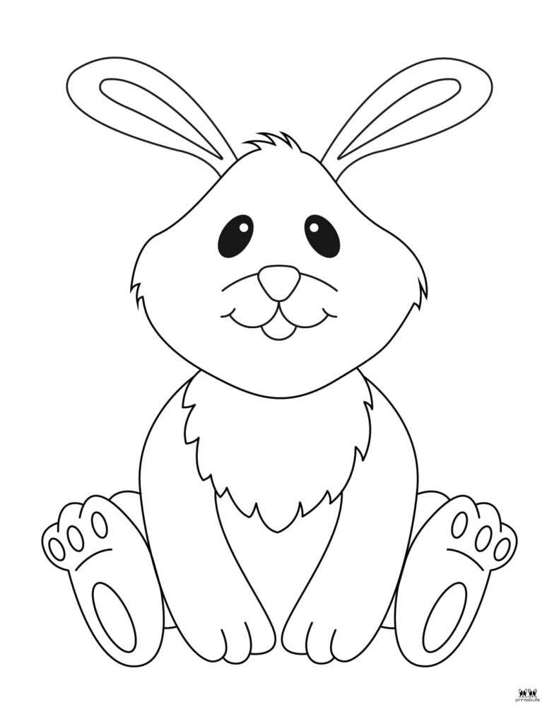 bunny cut out printable