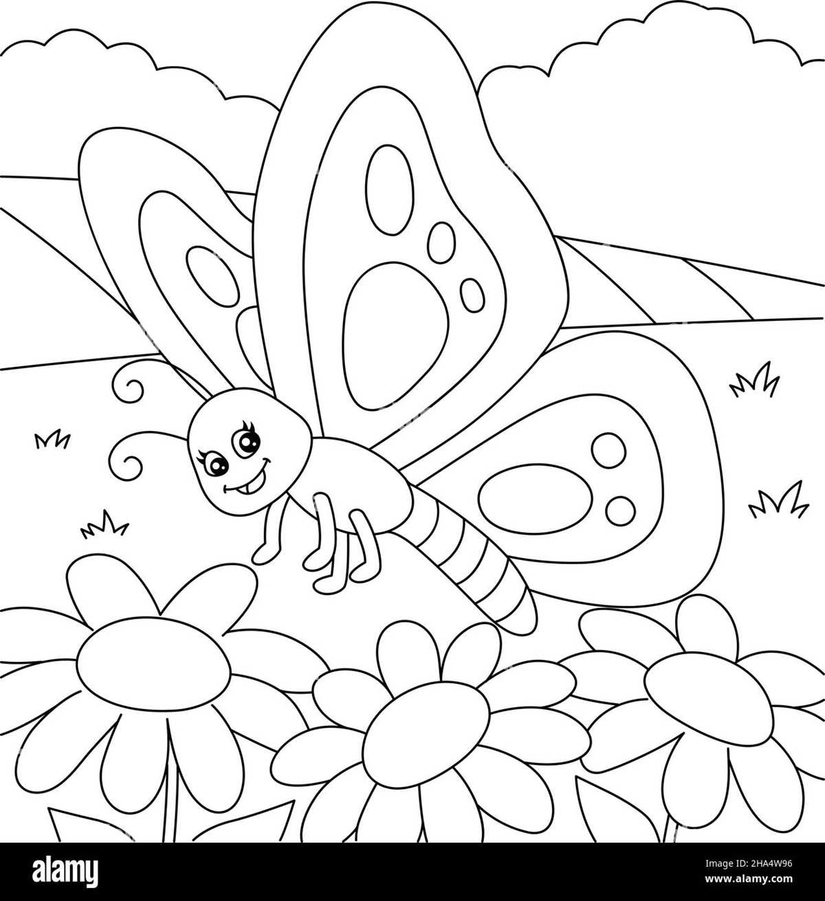 butterfly coloring printable
