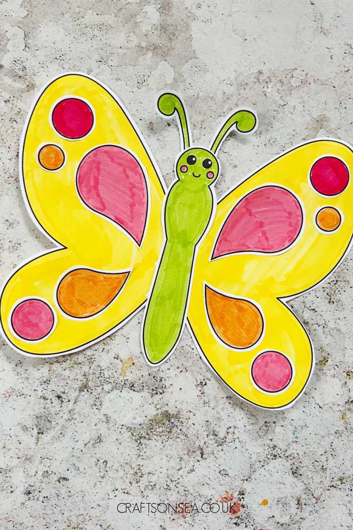 butterfly craft preschool printable