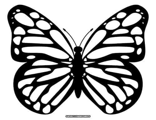 butterfly cut out printable