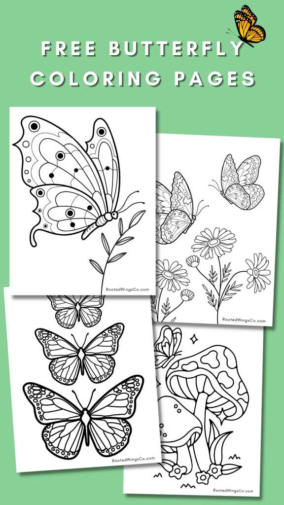 butterfly printable coloring