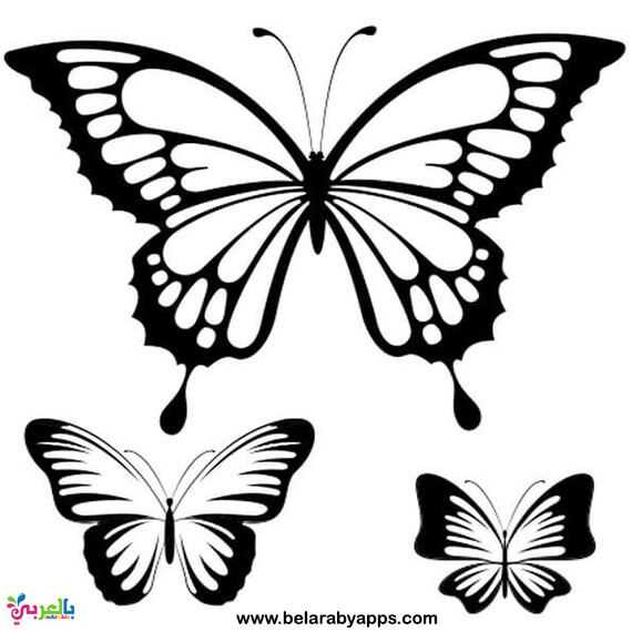butterfly template printable free
