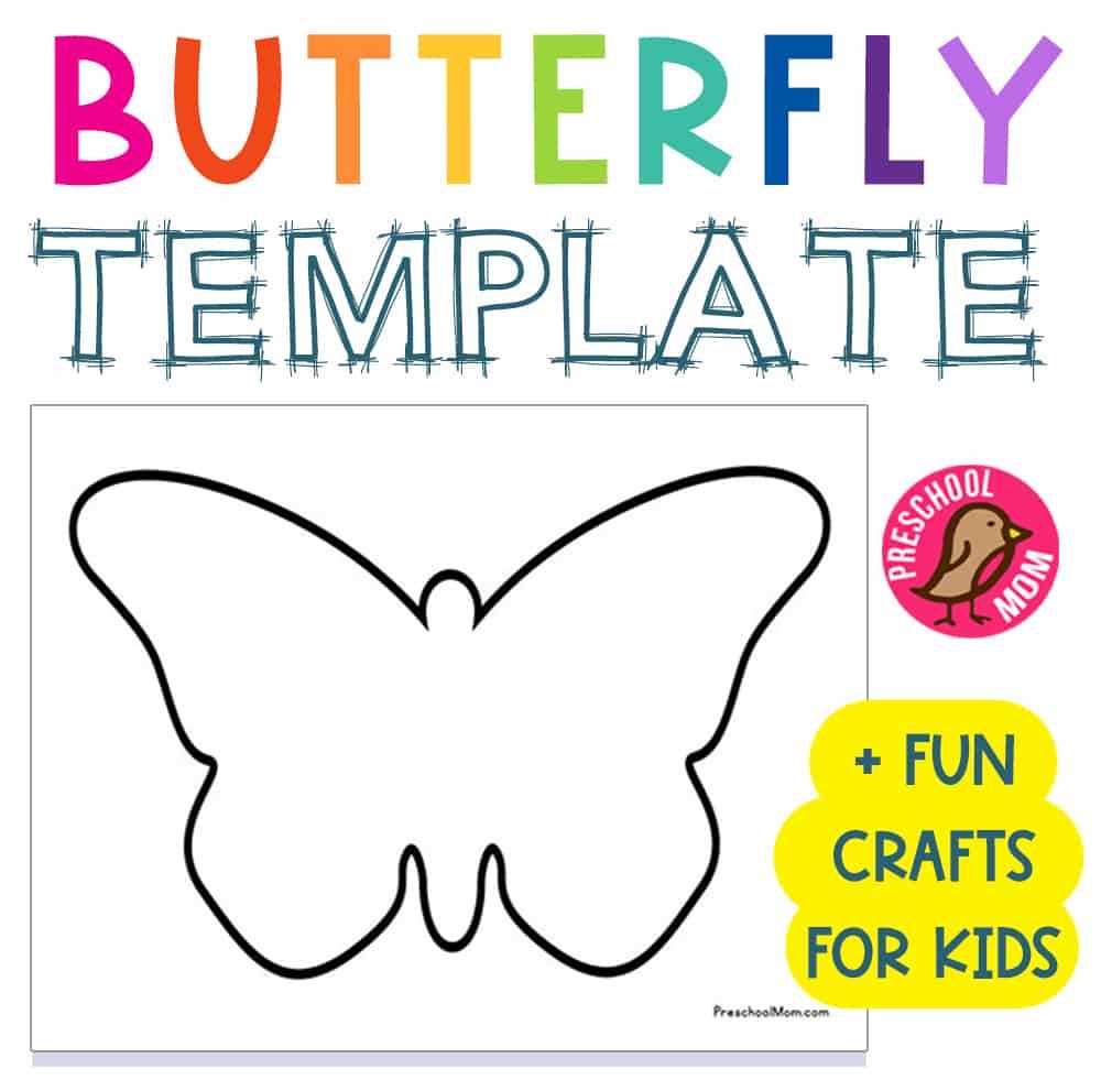 butterfly template printable free