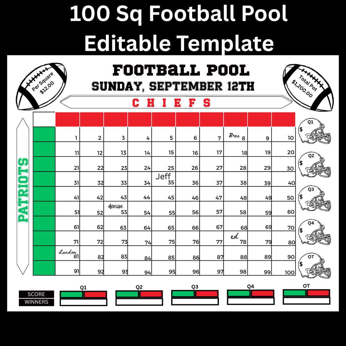 nfl squares printable