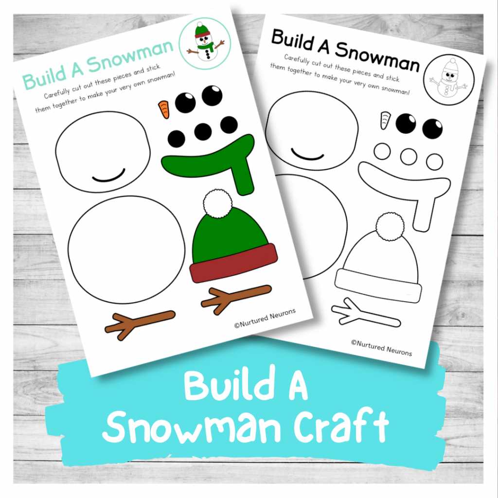 build a snowman printable build a snowman printable