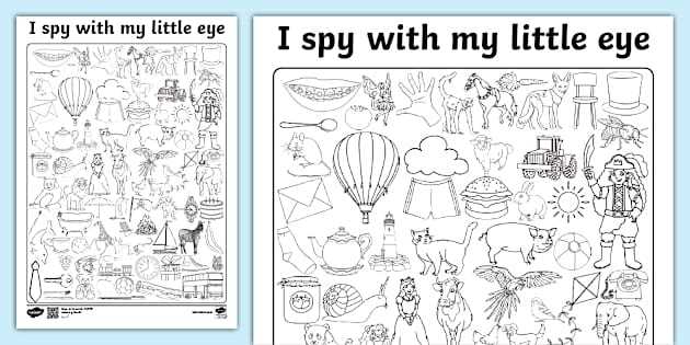 i spy sheets printable
