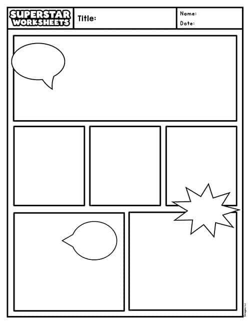 cartoon strip printable