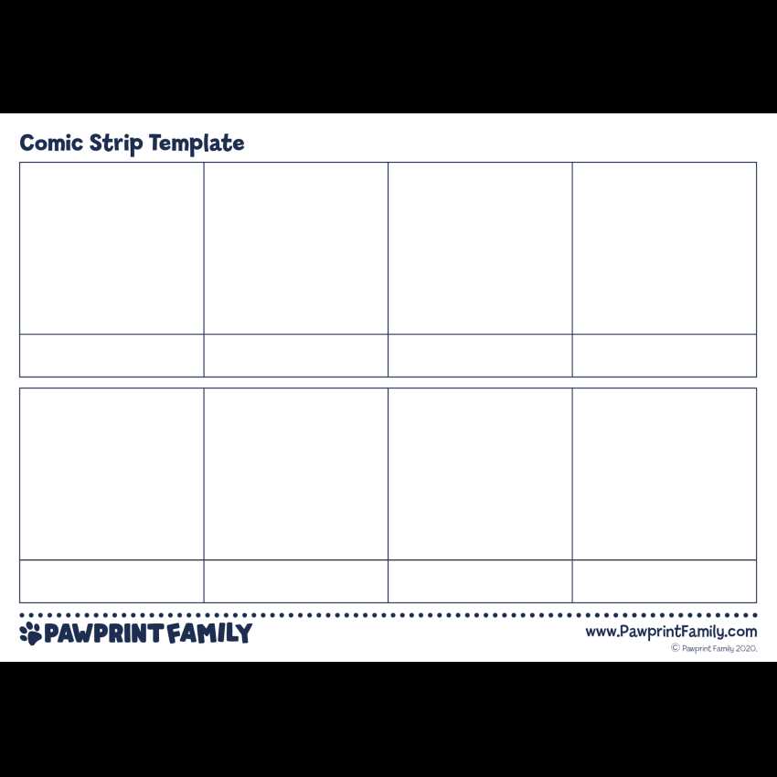 cartoon strip printable
