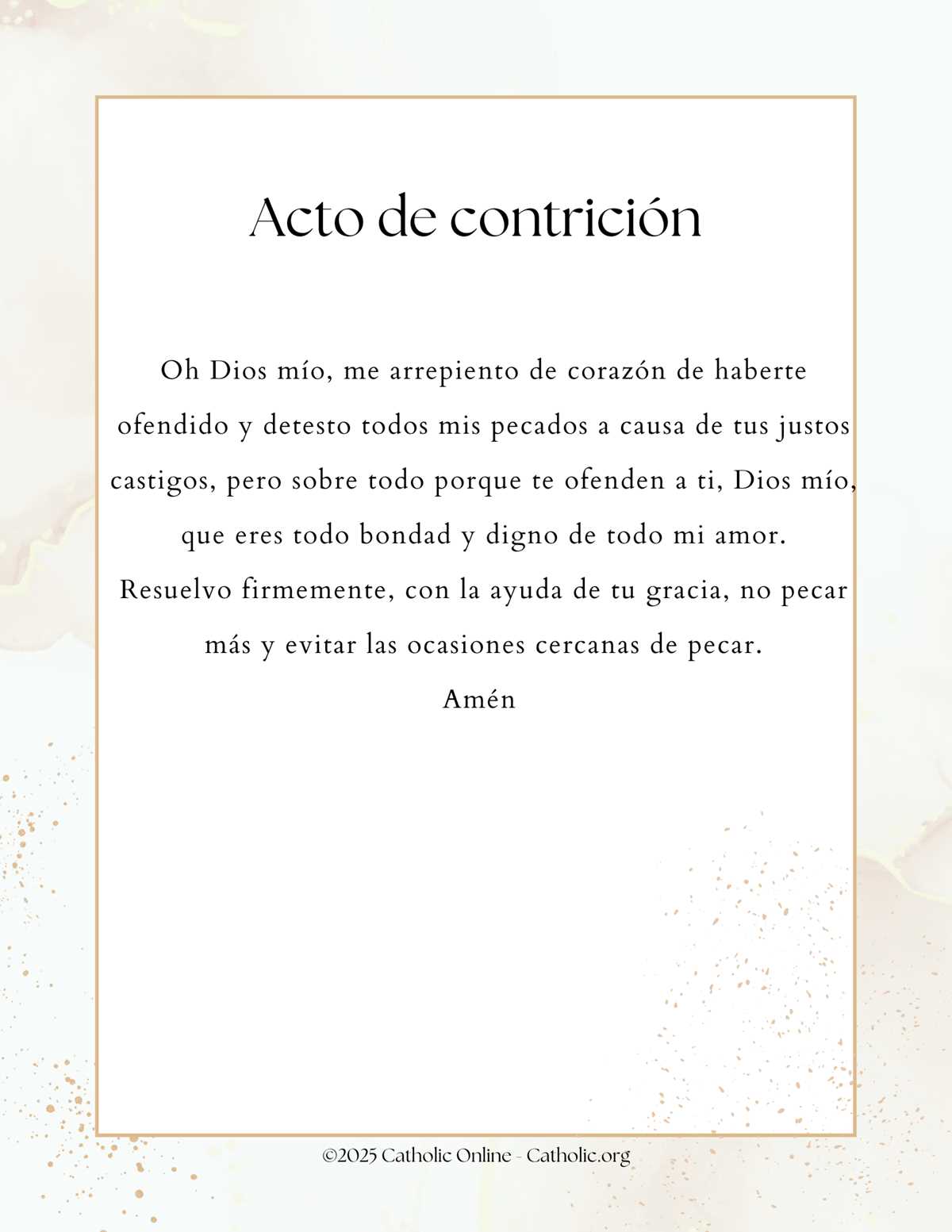 catholic act of contrition printable
