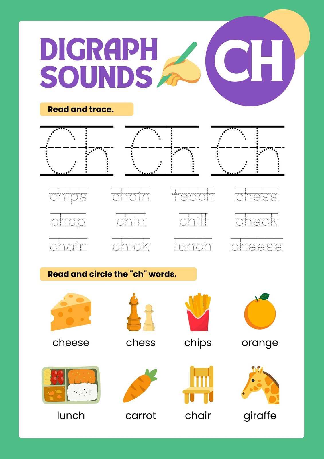 phonics worksheets for kindergarten printable free