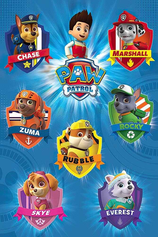 paw patrol characters printables