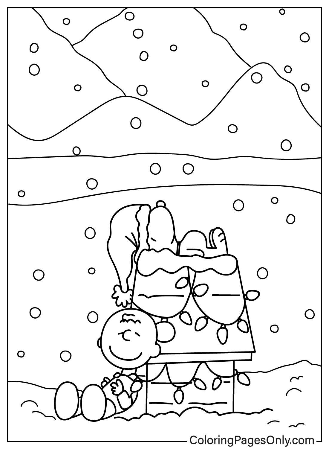 charlie brown christmas coloring pages printable charlie brown christmas coloring pages printable