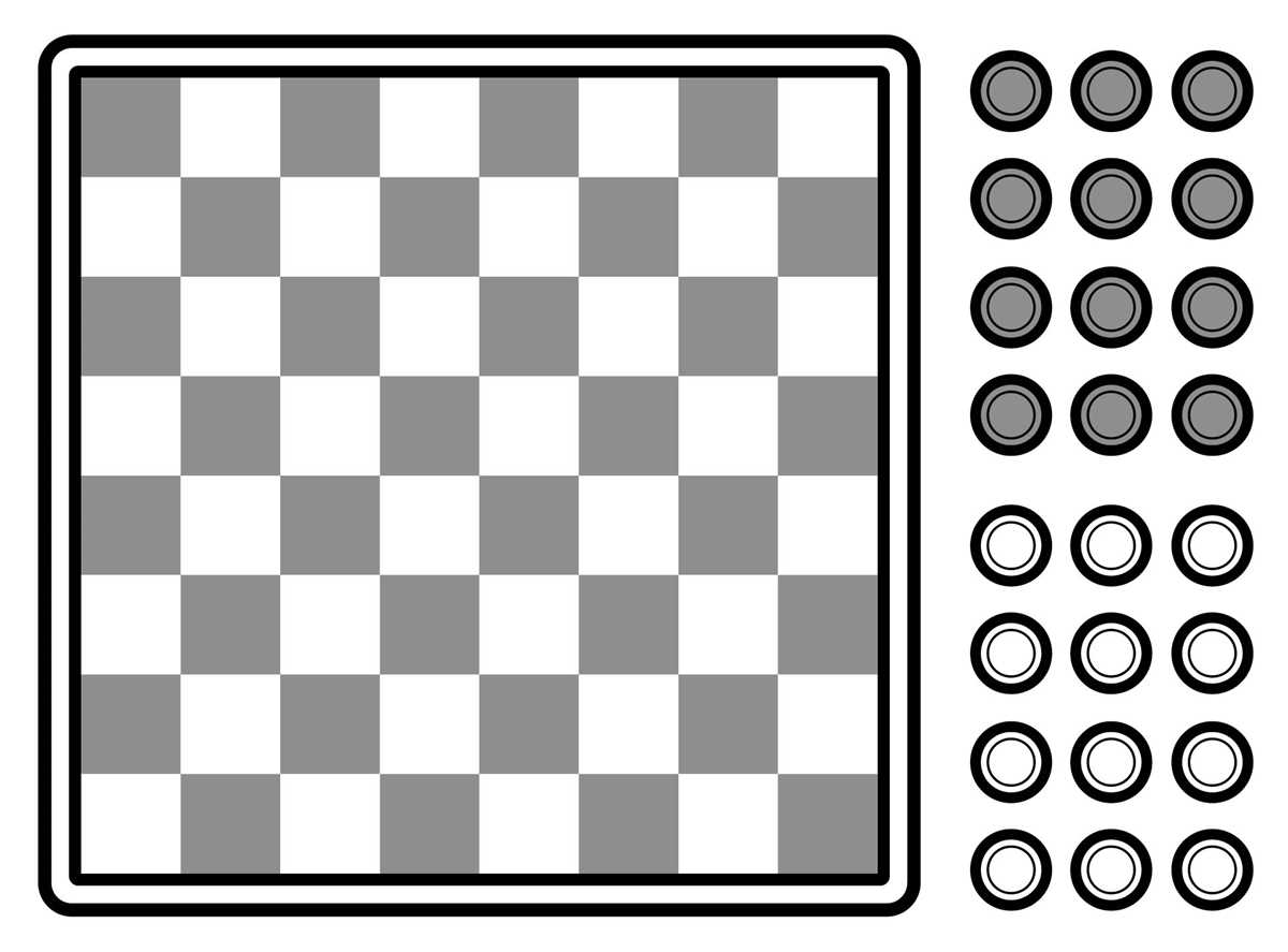 checkers board printable