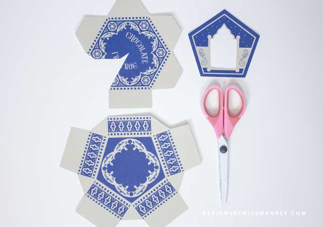 chocolate frog box printable
