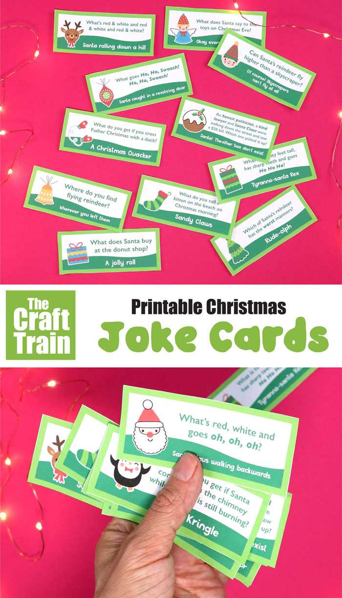 christmas jokes printable
