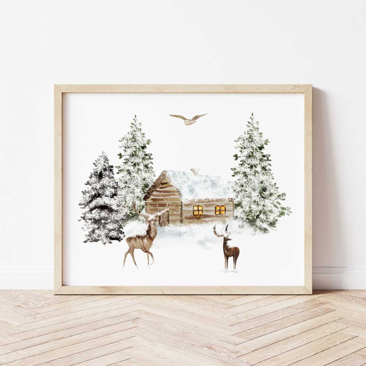 christmas printables wall art