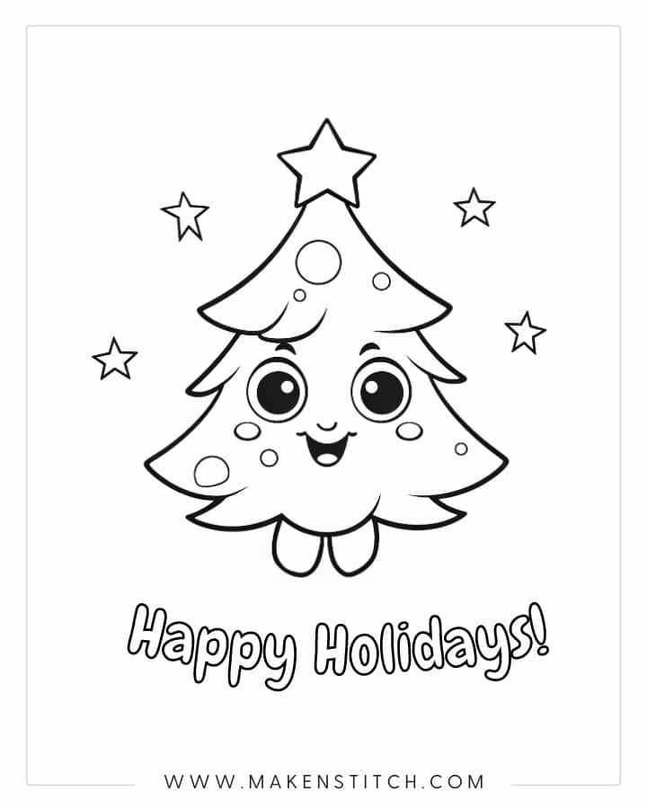 christmas tree coloring page printable christmas tree coloring page printable