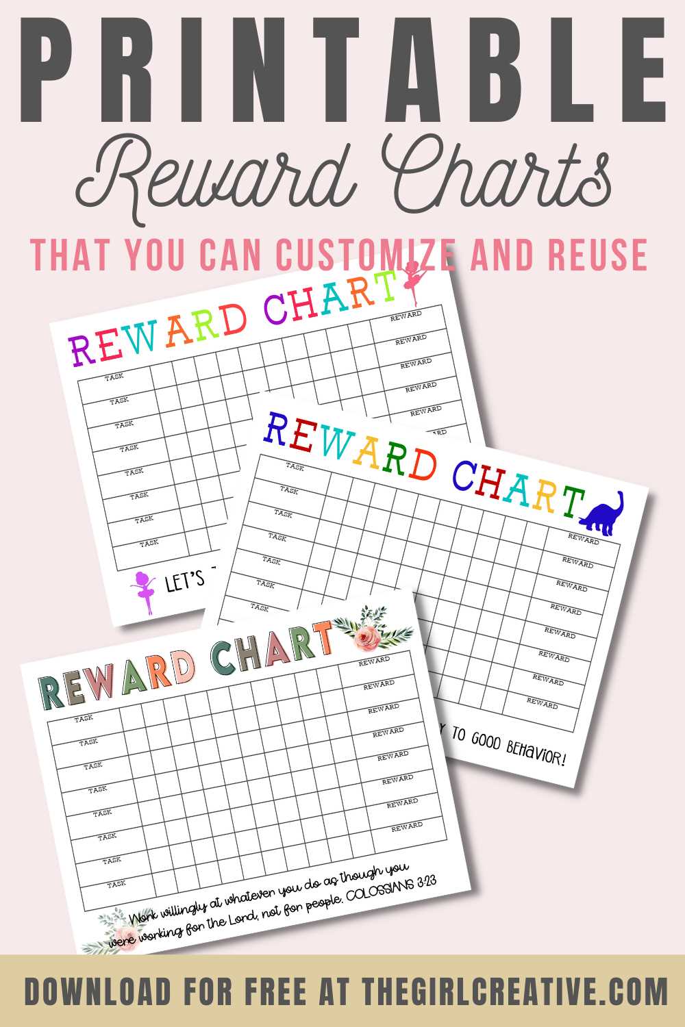 sticker chart free printable