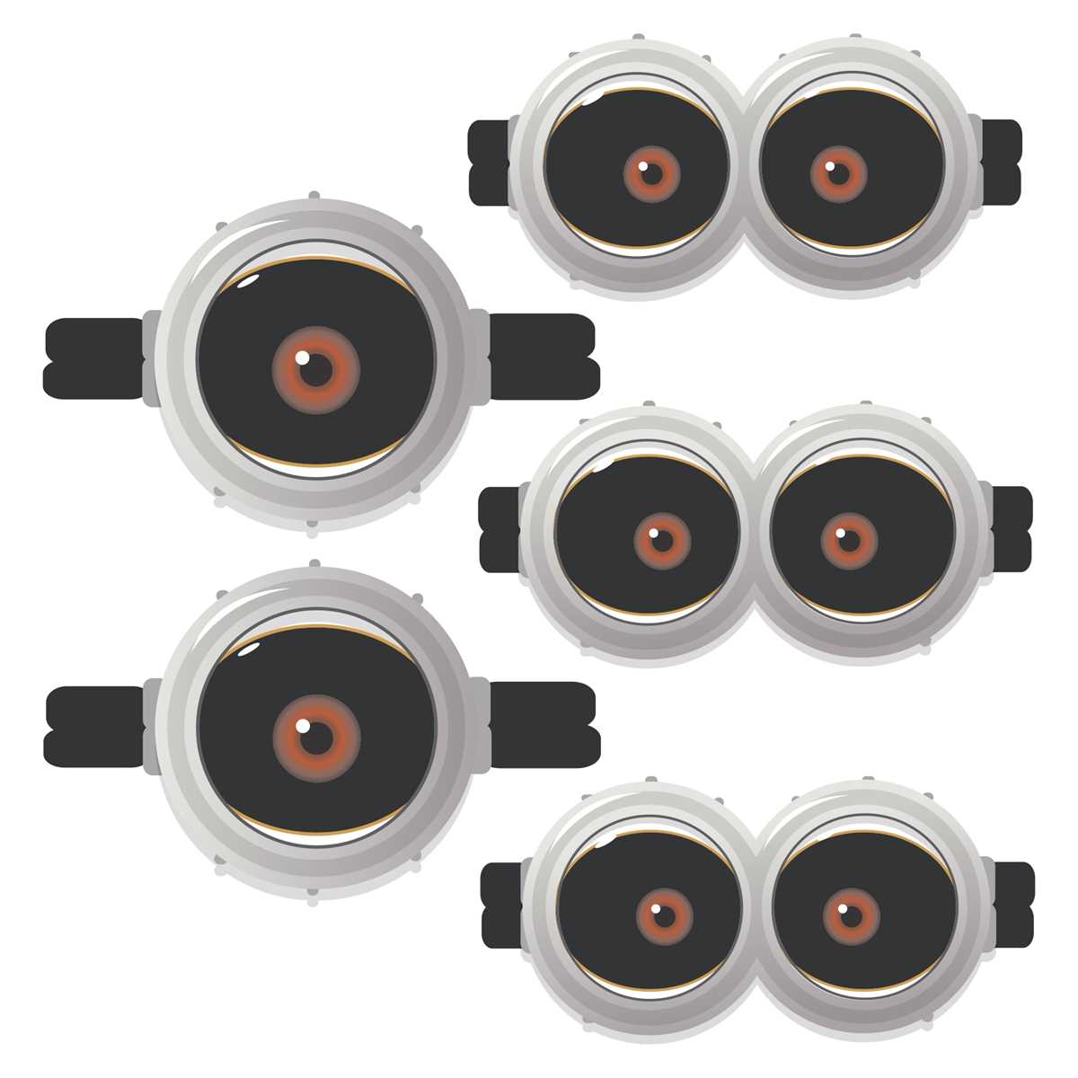 minion printable goggles