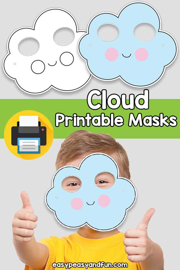 cloud printable template cloud printable template