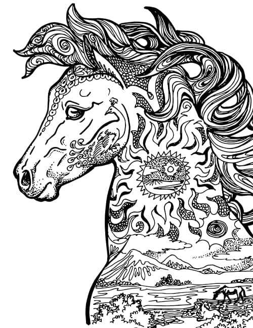 coloring pages horses free printable coloring pages horses free printable