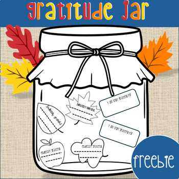 gratitude jar printable