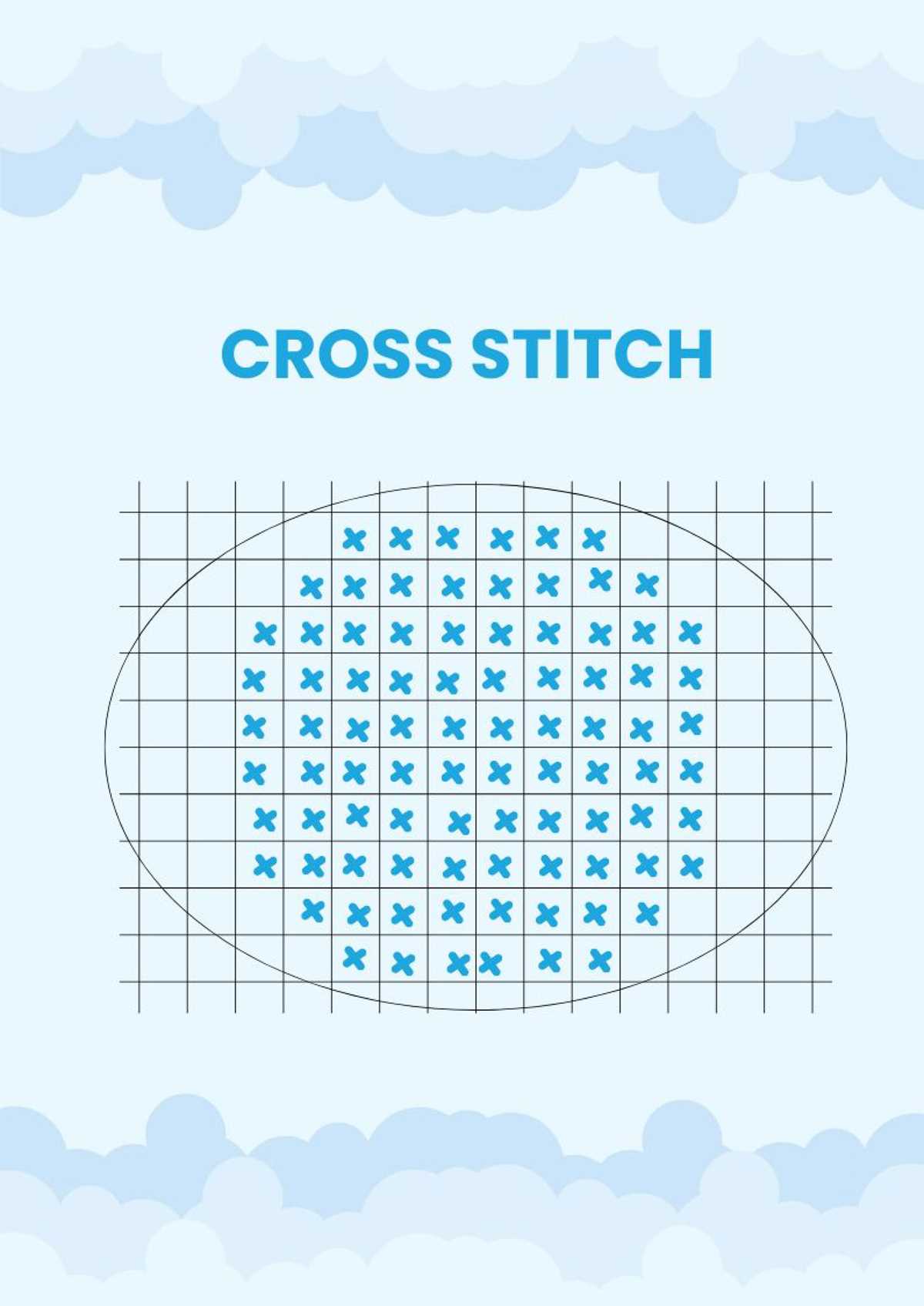 cross stitch printable grid