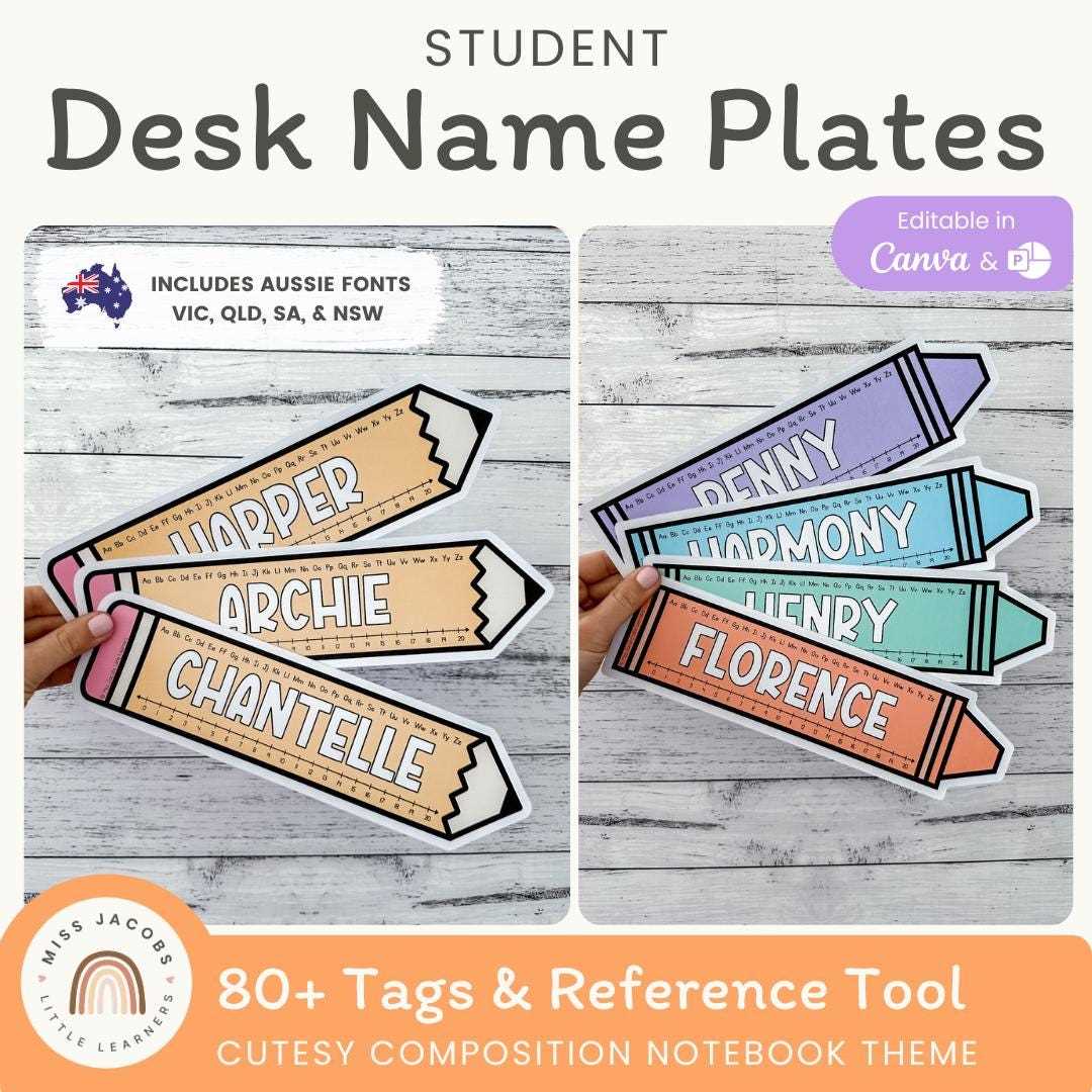 student desk name tags printable student desk name tags printable
