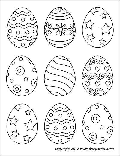 free printable easter eggs free printable easter eggs