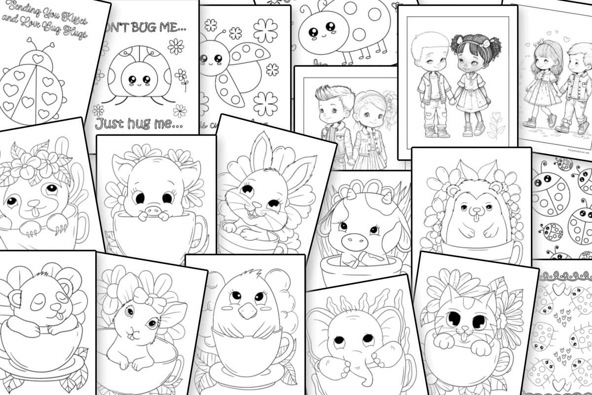 cute kawaii coloring pages printable