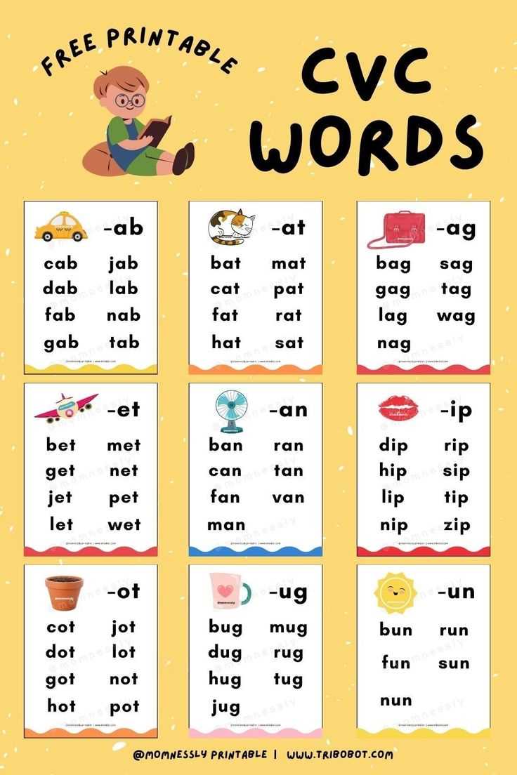 cvc printable worksheets