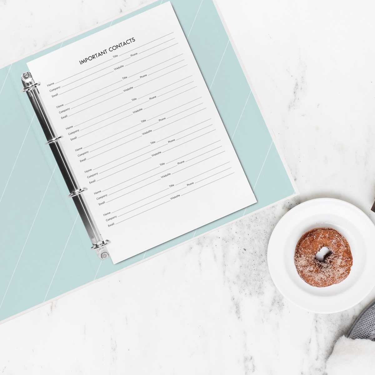 free printable custody documentation binder
