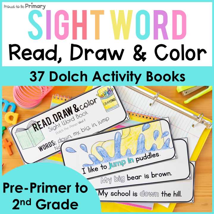 sight word books printable