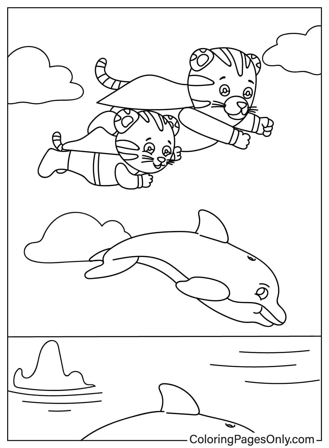 daniel tiger coloring pages printable