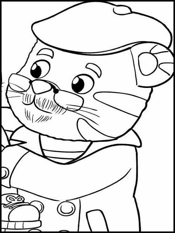 daniel tiger coloring pages printable