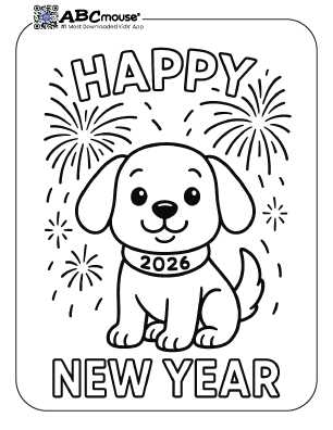 new year printable coloring pages