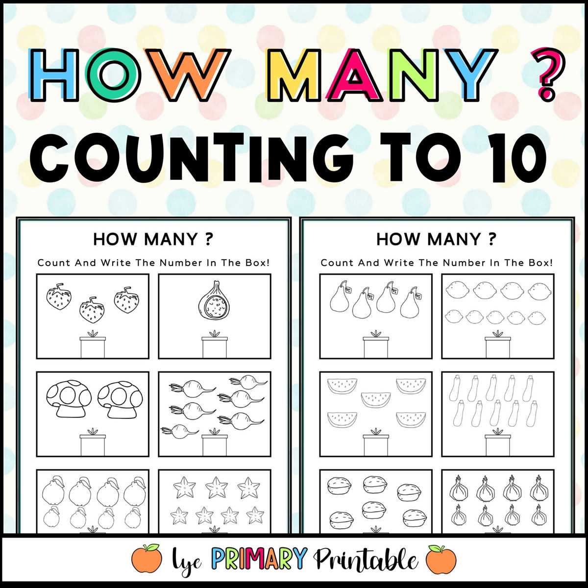 counting by 10s printables