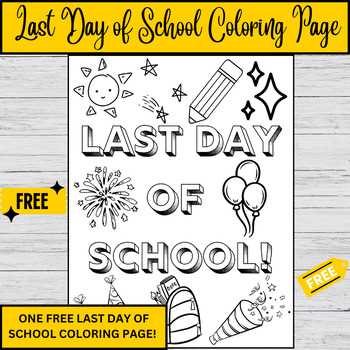 end of school coloring pages free printable