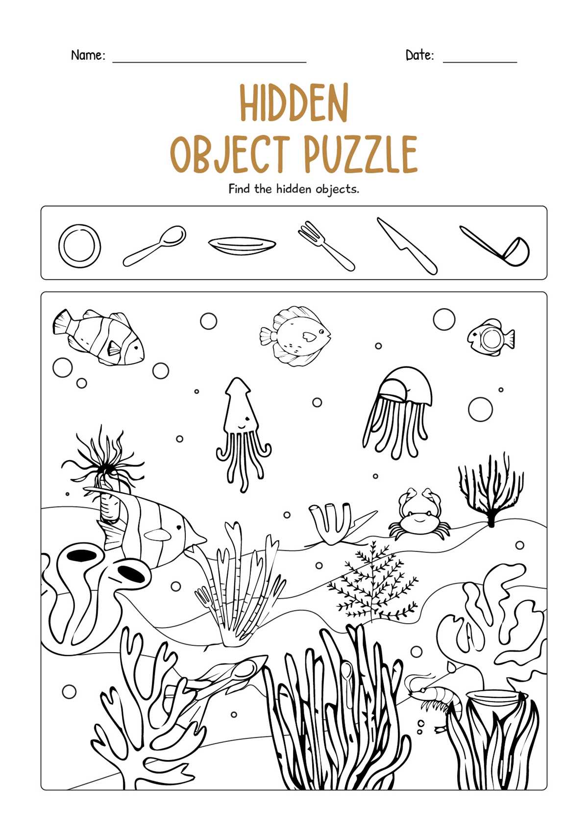 printable hidden picture puzzles