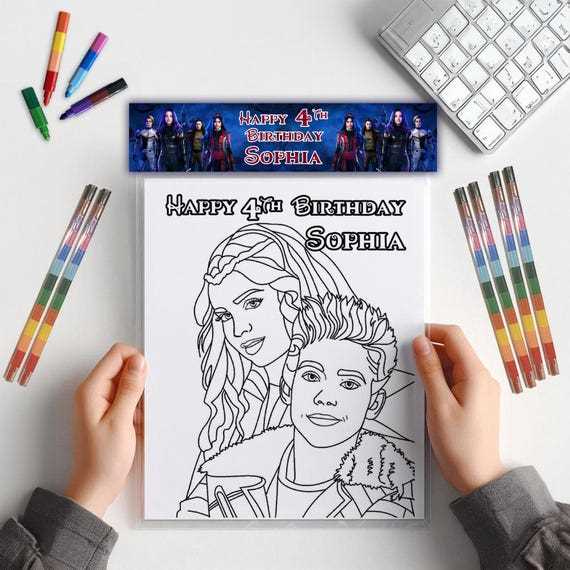 descendants 3 coloring pages printable descendants 3 coloring pages printable