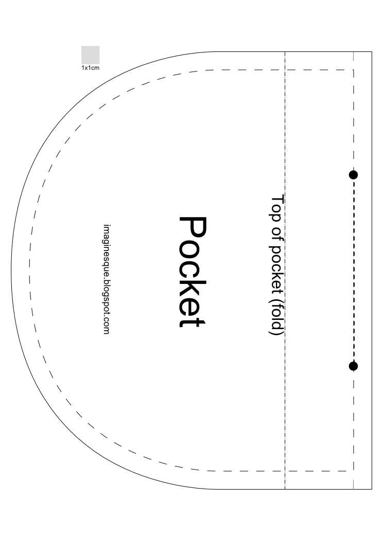 free printable pocket pattern